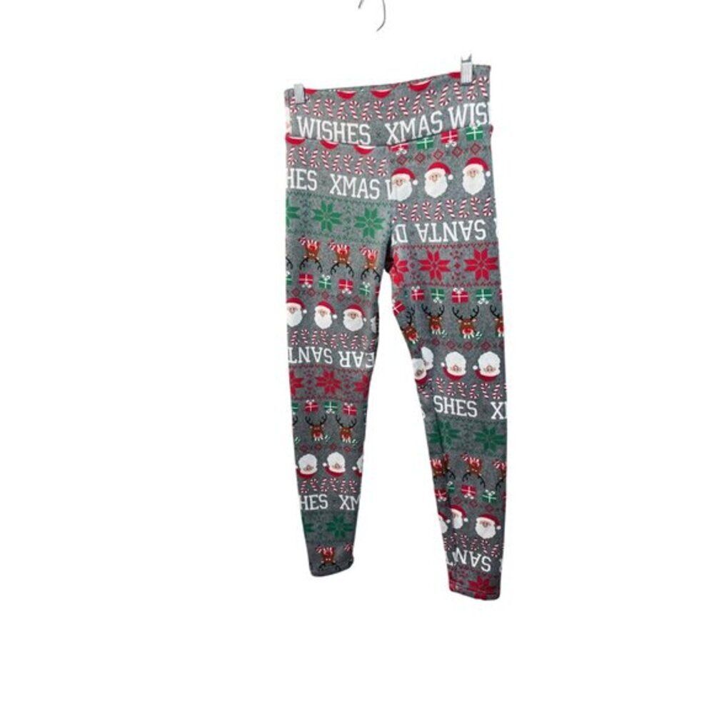 Christmas Leggings Wishes Xmas Santa Dear Holiday Printed Pants